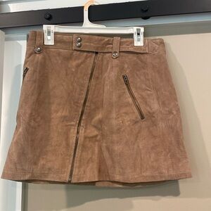 Blank NYC suede mini skirt in “cafe latte”. Worn 2x. Excellent condition